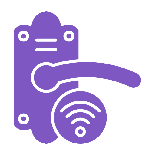 cerradura inteligente icono gratis