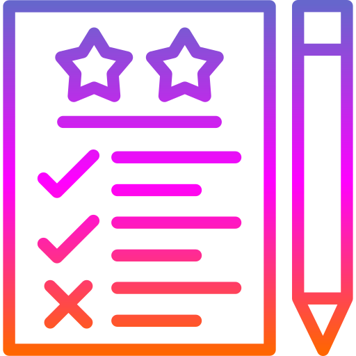 evaluación icono gratis