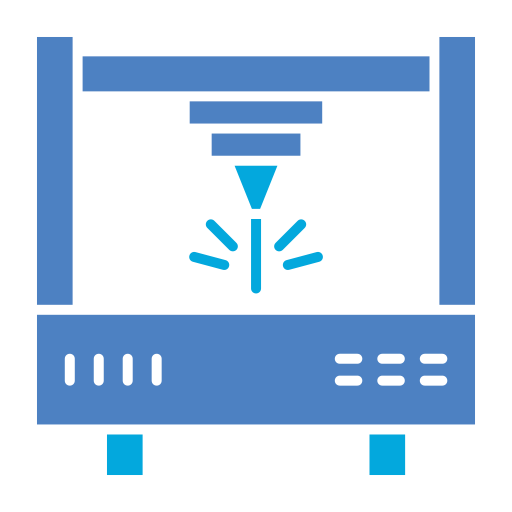 Máquina De Corte Por Láser Iconos Gratis De Industria