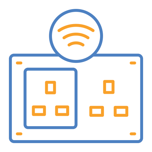 enchufe inteligente icono gratis