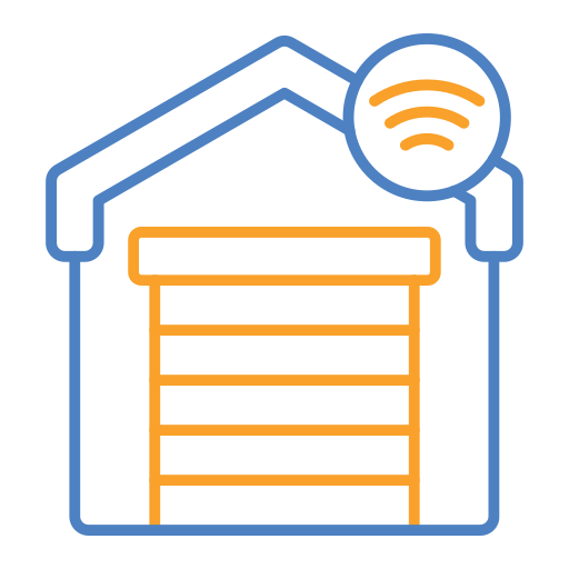 Garaje inteligente icono gratis