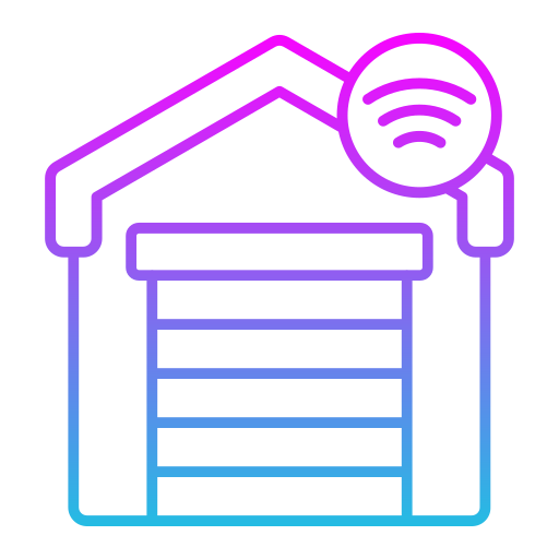 Garaje inteligente icono gratis