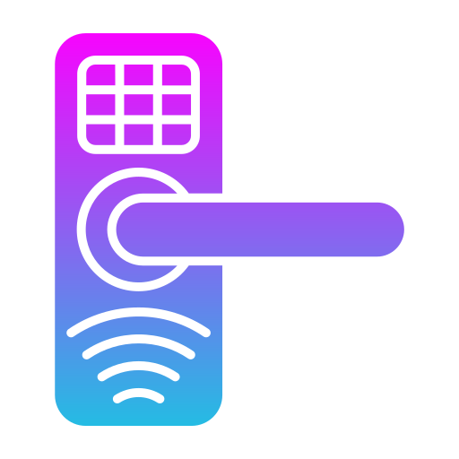 cerradura inteligente icono gratis