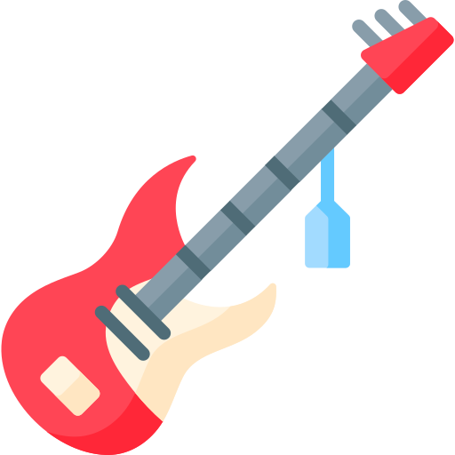 guitarra electrica icono gratis