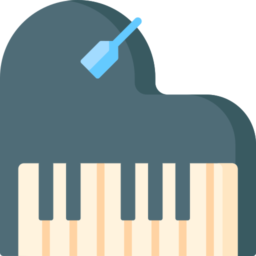 piano de cola icono gratis