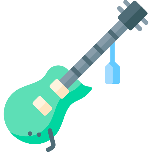 guitarra electrica icono gratis