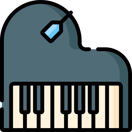 piano de cola icono gratis