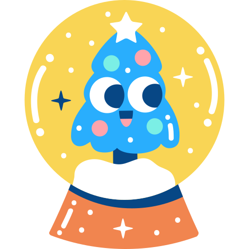 boule à neige gratuit sticker