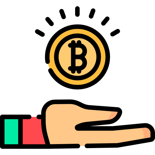 Bitcoin free icon Bitcoin free icon