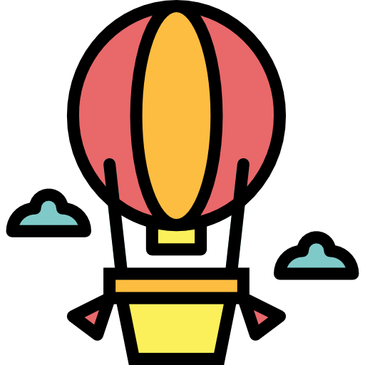 globo aerostático icono gratis