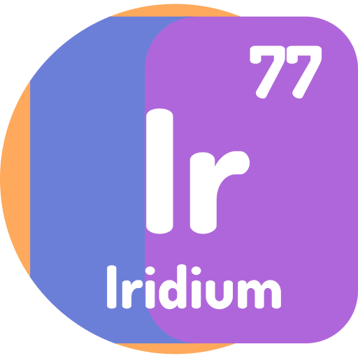 iridio icono gratis