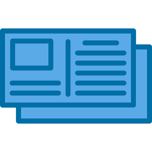 tarjeta postal icono gratis