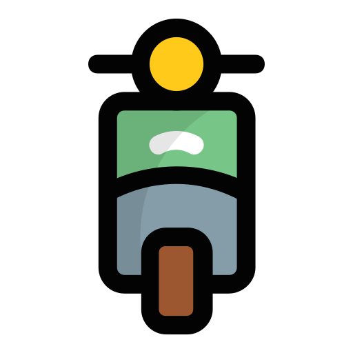 bicicleta de reparto icono gratis