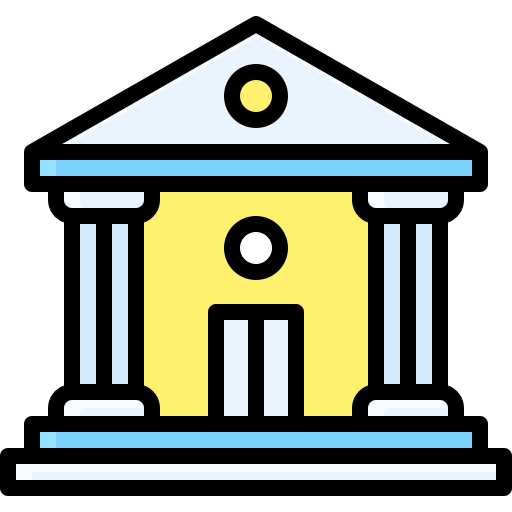 Courthouse Generic Outline Color icon