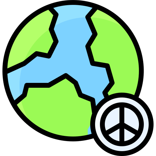 World Peace Generic Outline Color icon