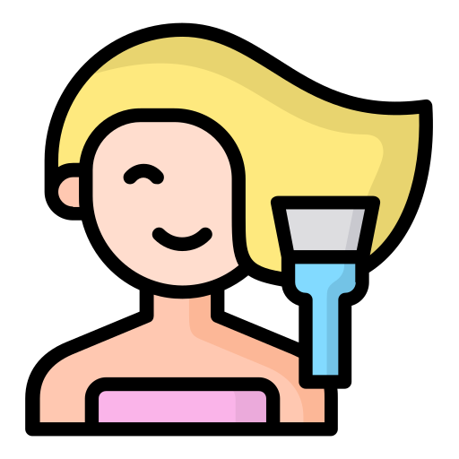 tinte para el cabello icono gratis