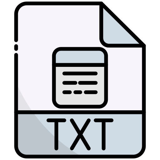 txt icono gratis