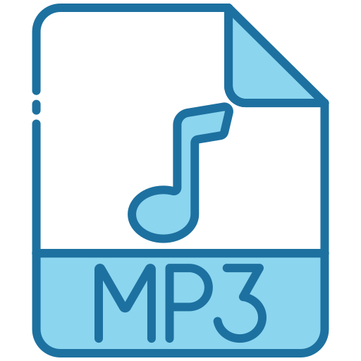 Mp3 Generic Blue icon