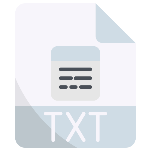 Txt Generic Flat icon