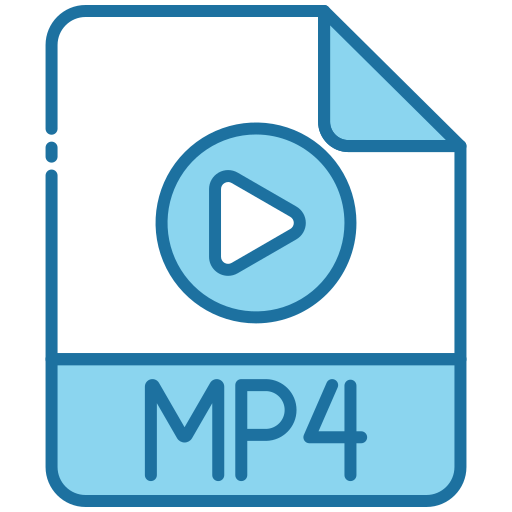 Mp4 Generic Blue icon