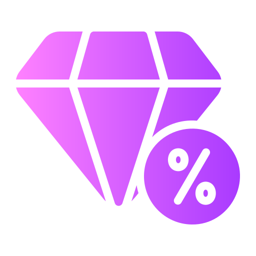 Diamond Generic Flat Gradient icon