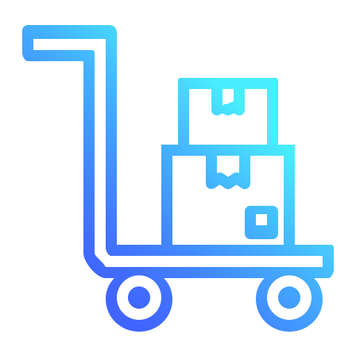 Trolley cart Generic Gradient icon