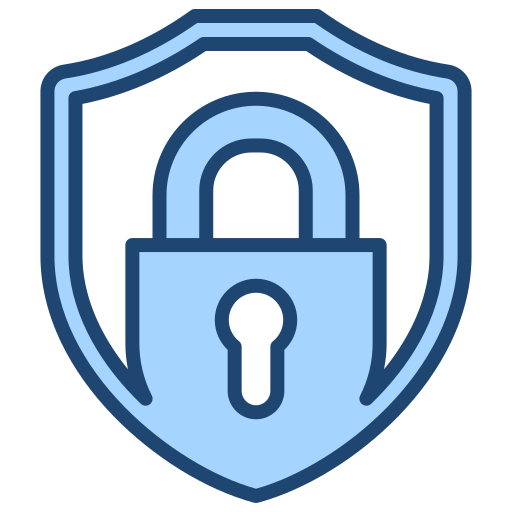 Confidentiality Generic Blue Icon