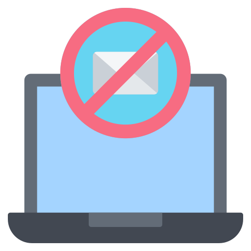 pas de spam Icône gratuit