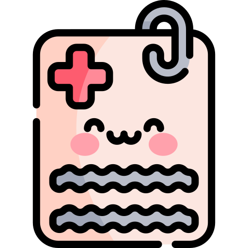 informe médico icono gratis