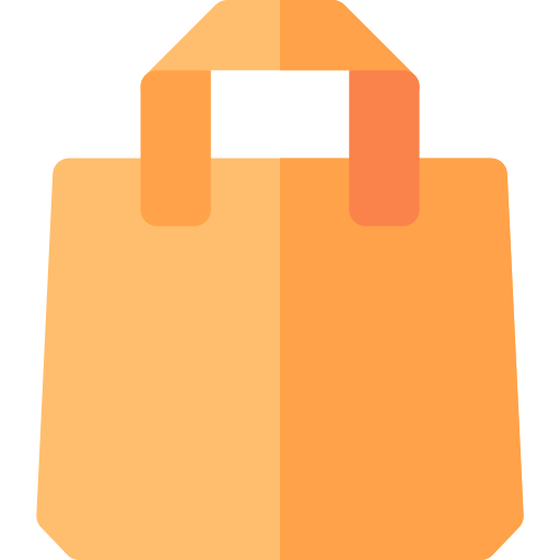 Paper bag Basic Rounded Flat icon