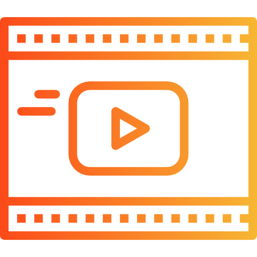 reproductor de peliculas icono gratis