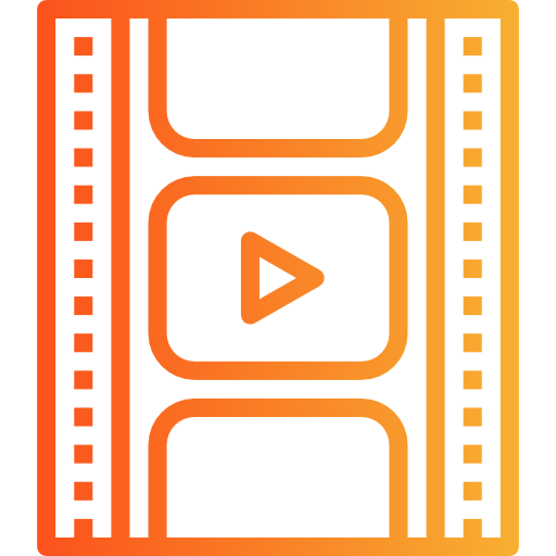 reproductor de video icono gratis