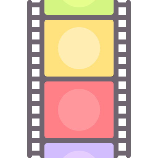 Film strip Special Flat icon