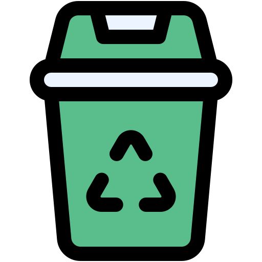 contenedor de basura icono gratis