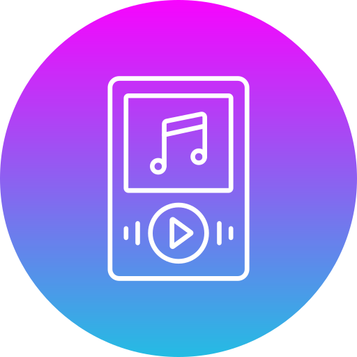 reproductor de mp3 icono gratis