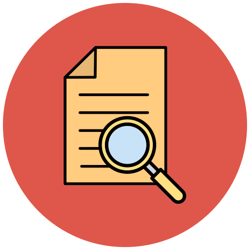 Case study Generic Outline Color icon