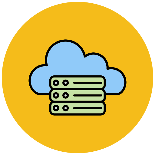 Cloud Computing Generic Outline Color icon