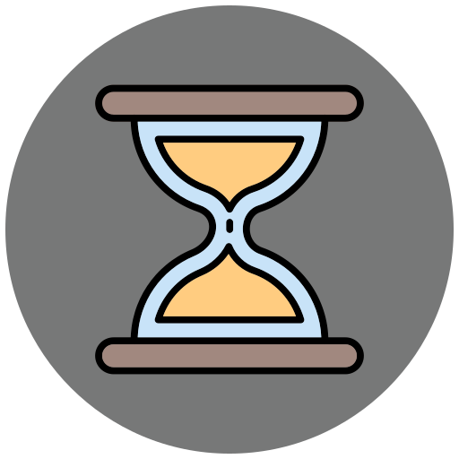 Hourglass Generic Outline Color icon