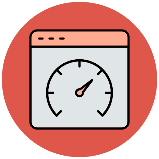 velocidad de página icono gratis