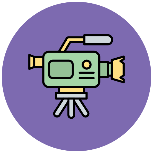 camara de video icono gratis