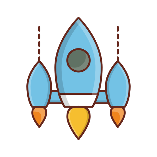 Rocket Generic Outline Color Icon