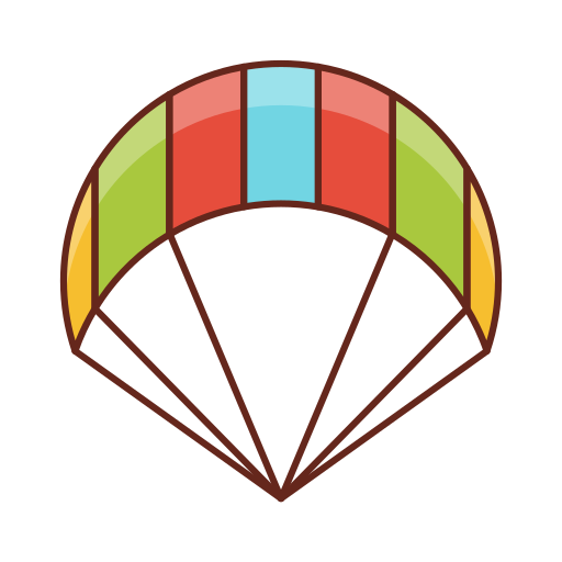 gleitschirmfliegen kostenlos Icon gleitschirmfliegen kostenlos Icon