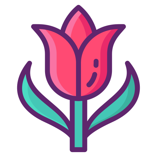 tulipe Icône gratuit tulipe Icône gratuit