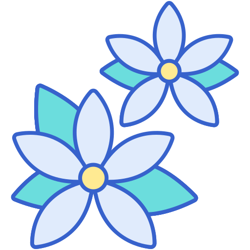 Jasmine Generic Outline Color Icon