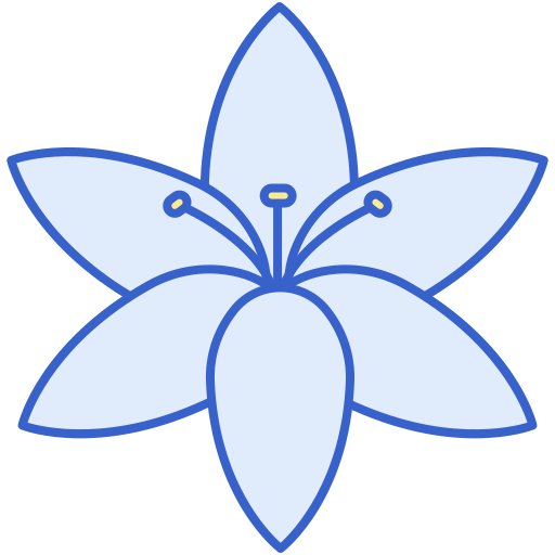 Lily Generic Outline Color icon