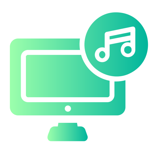 Music Generic Flat Gradient icon