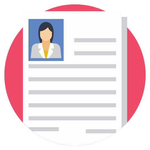 Resume Generic Flat icon