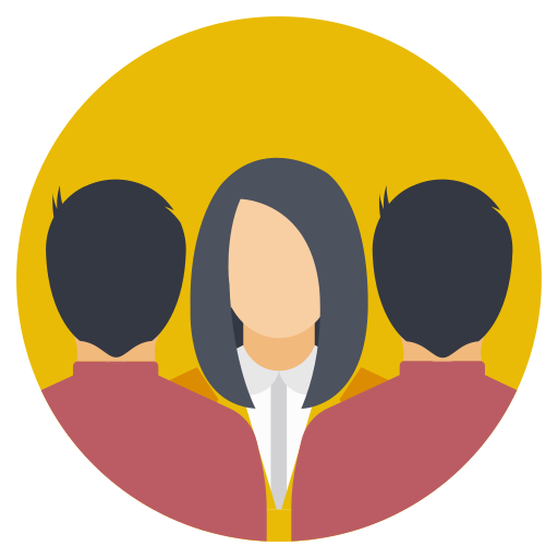 reunión de negocios icono gratis