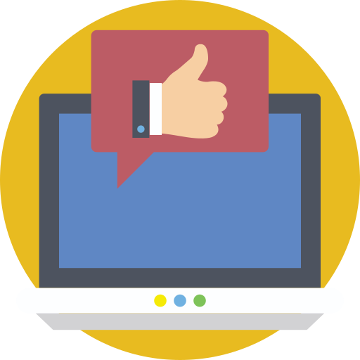 buenos comentarios icono gratis