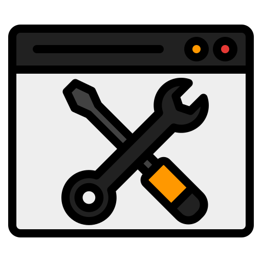 web maintenance icono gratis